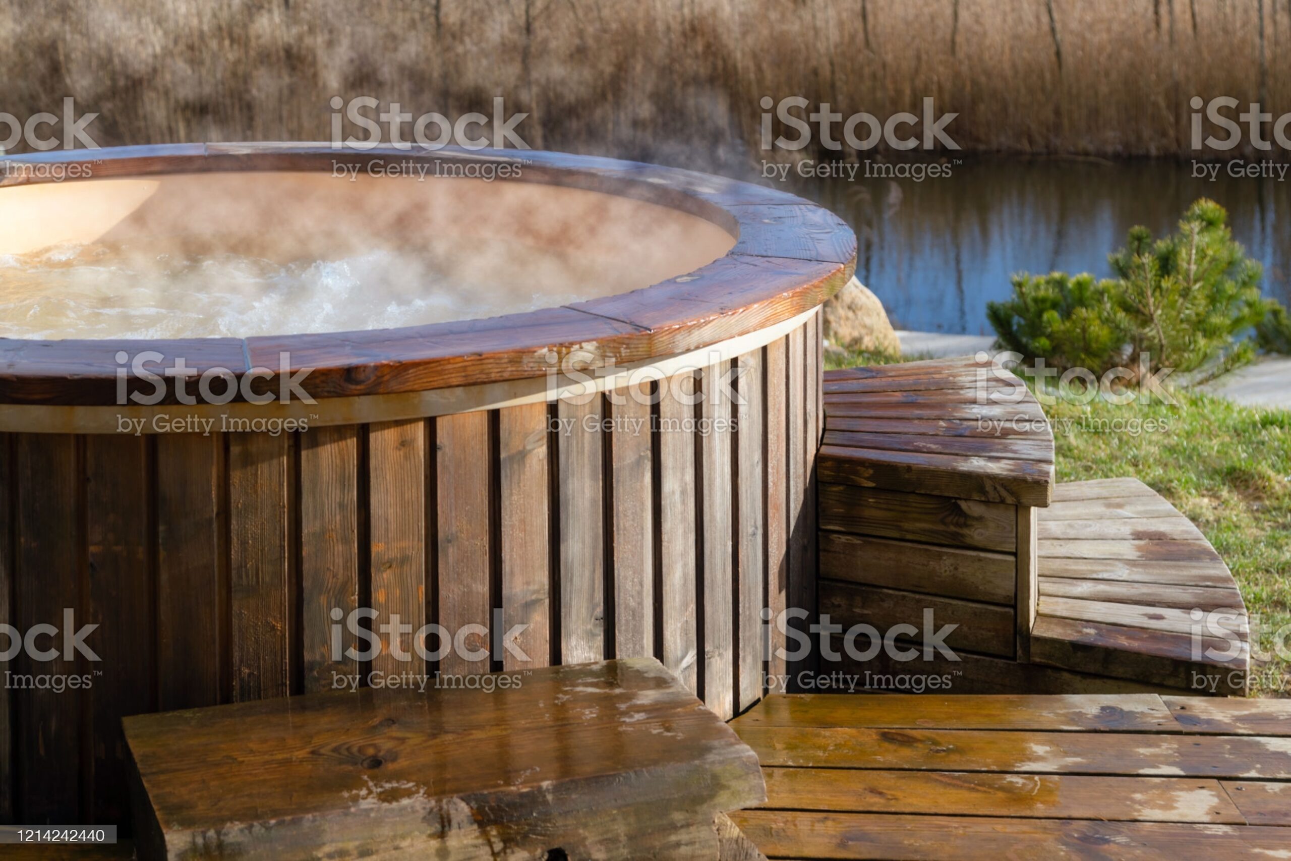 Piscine in legno con idromassaggio